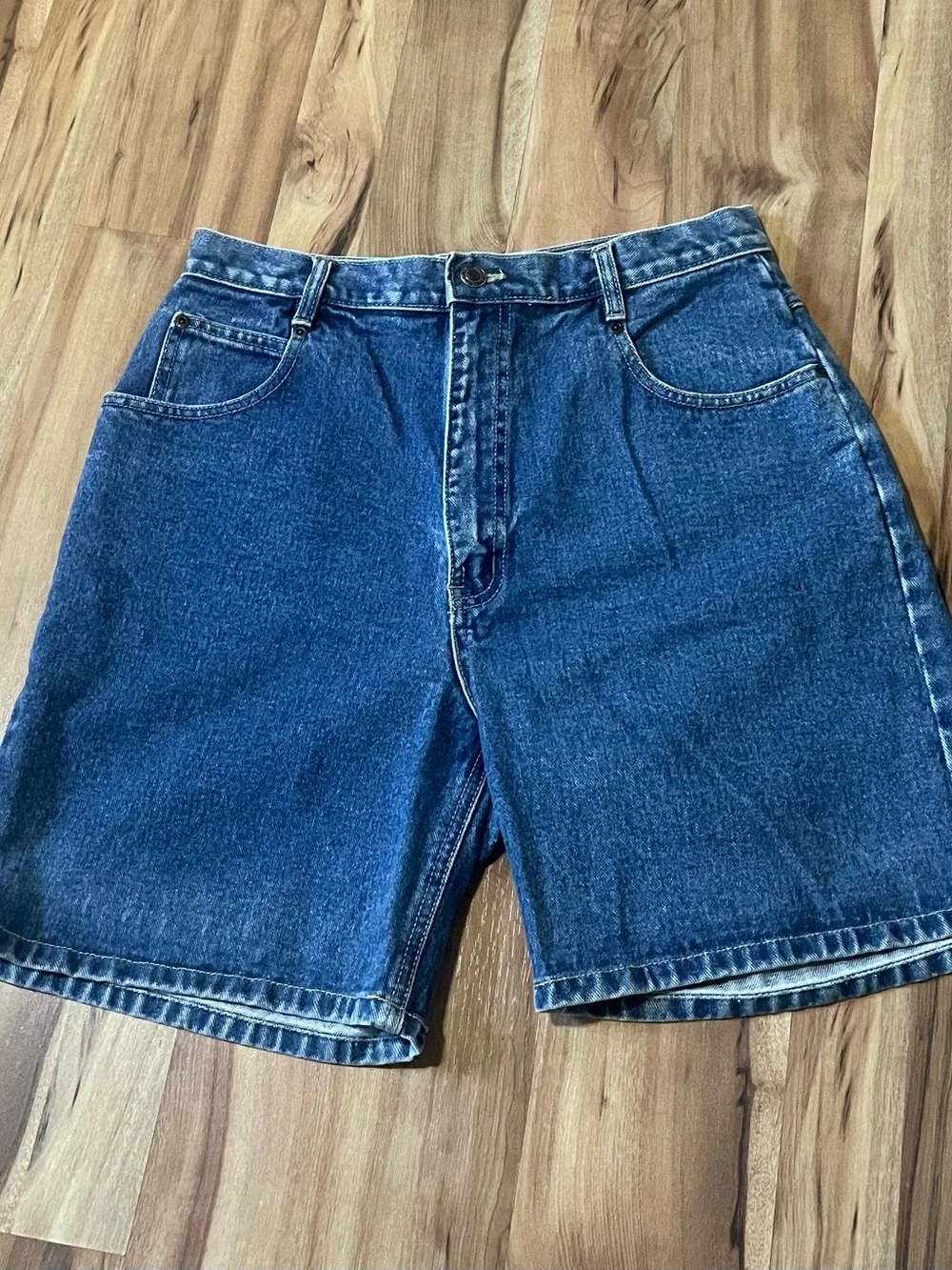 VTG 90s St. John's Bay Denim Shorts Women's Size High Waisted Jorts Mom